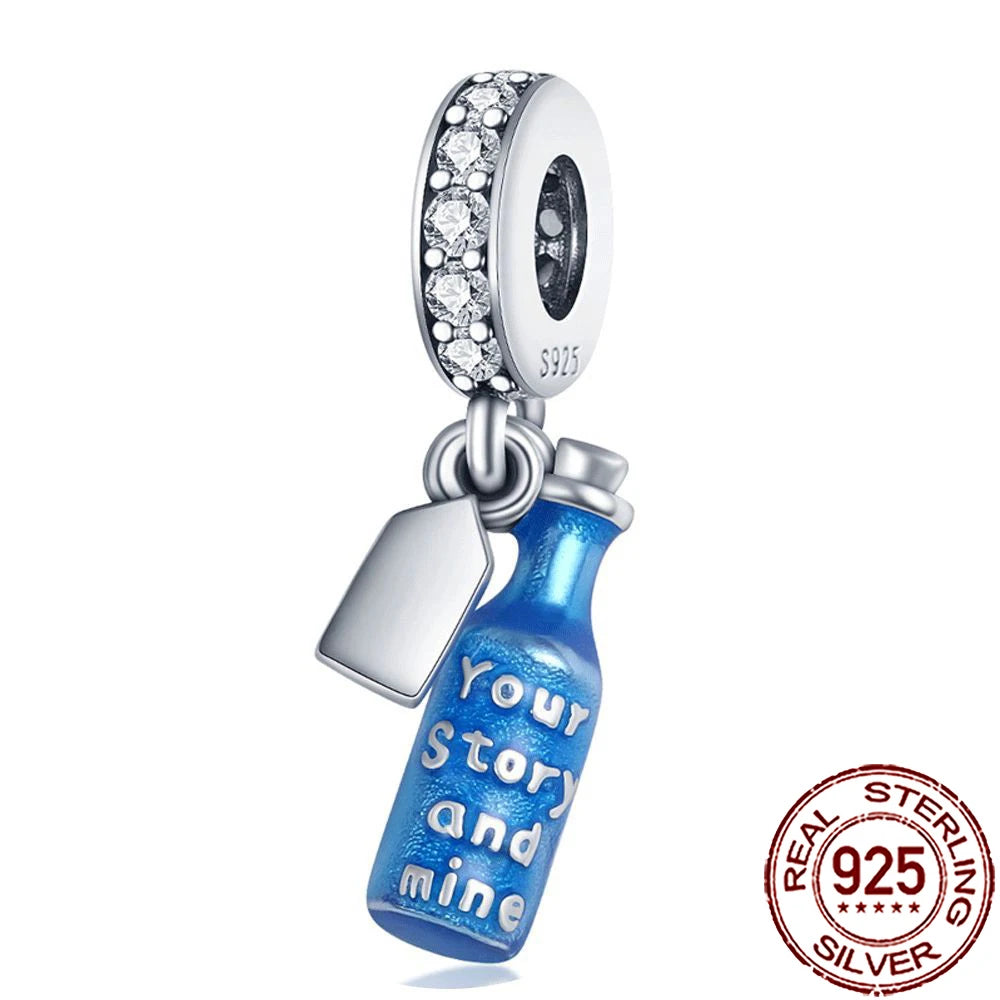 2025 New 925 Sterling Silver Coffee, Cake, Fruit & Burger Charms | Fit Pandora Bracelet & Necklace DIY Jewelry