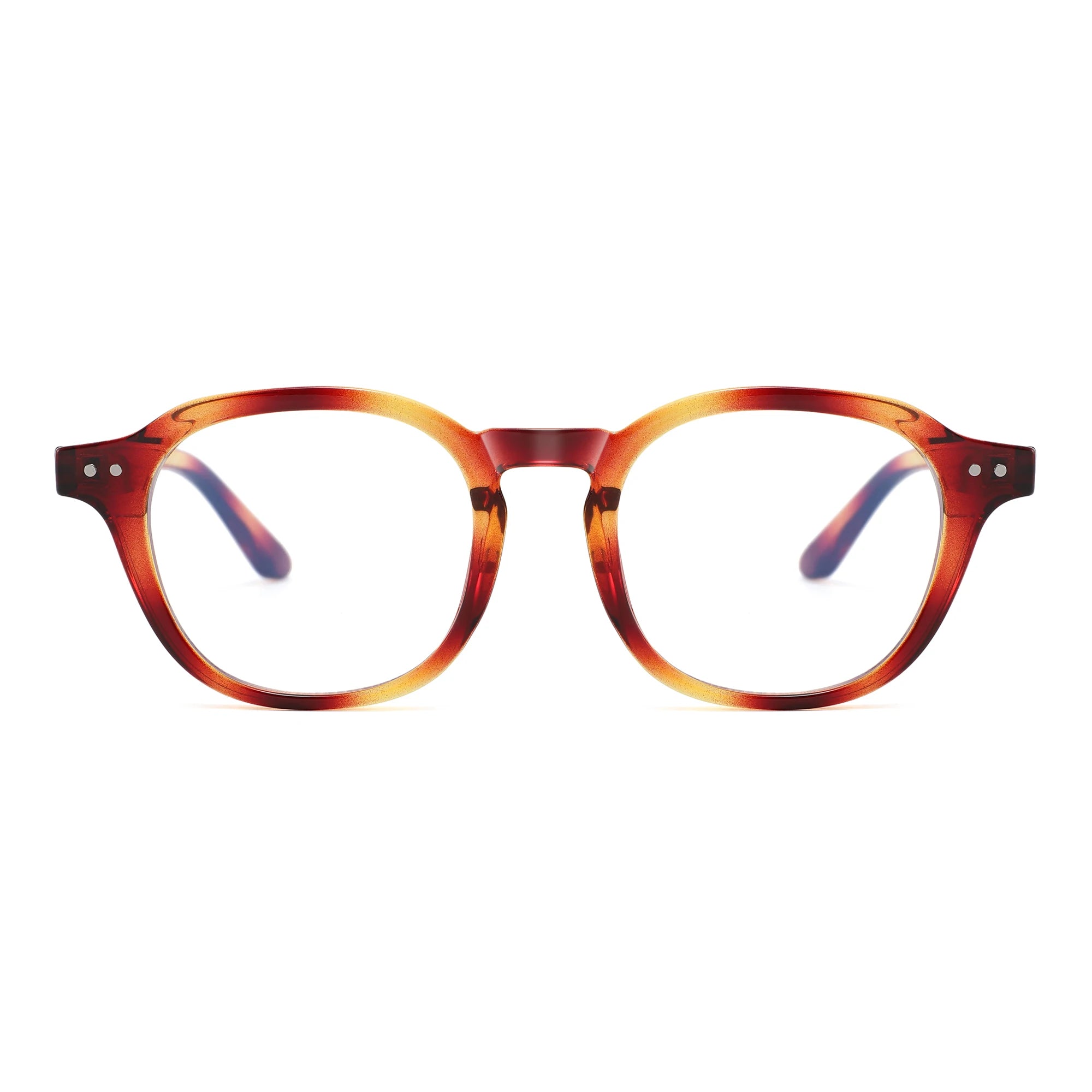 Fashion New Flat Mirror Sunglasses – Women High-End & Men Driving UV400 Metal Square Myopia Glasses