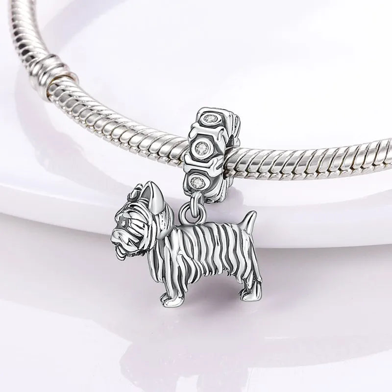 925 Sterling Silver Animal Series Charms | Horse, Squirrel, Elephant, Llama, Snake & Fox Fit Pandora Bracelet Original Jewelry
