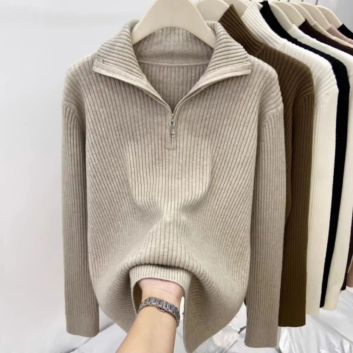 Women’s Thin Knit Cardigan Sweater | Autumn Casual Outerwear & Streetwear Jacket