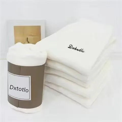 Thickened Coral Fleece Sweatwear Set 🧥 Unisex Warm Home Clothes ❄️ Sports Outfit Long Sleeve Round Neck Pajamas 👕