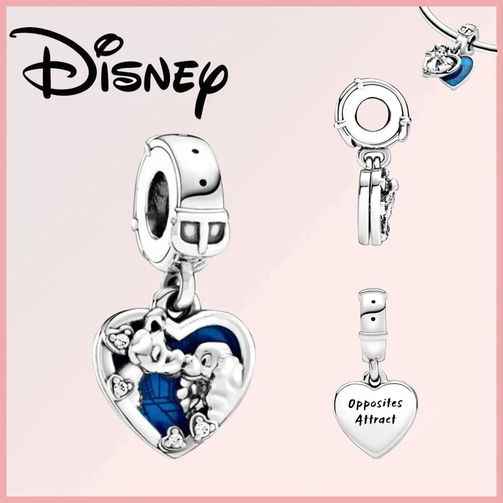 Disney Deadpool Stitch Minnie Winnie 925 Sterling Silver Dangle Charms – Fit Original Bracelet