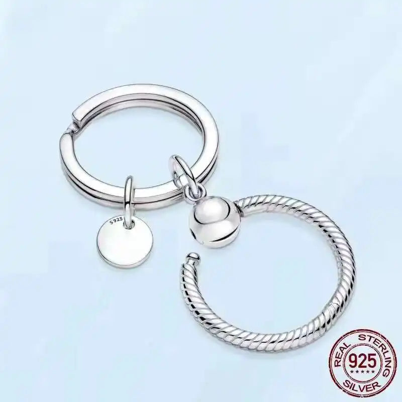 2025 925 Sterling Silver Lucky Ladybug Key Pendant Charm Bead | Fits Original Bracelet DIY Jewelry Making