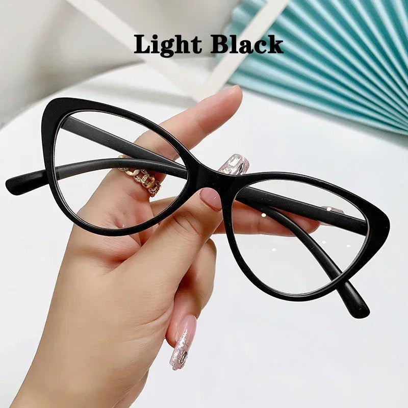 New Fashion Unisex Cat Eye Glasses – Plain Frame Eyewear for Women & Men | Party Decorative Spectacles
