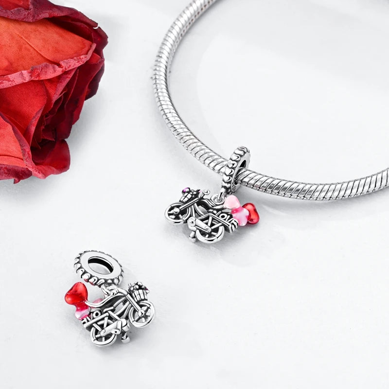 Original 925 Sterling Silver Paris Tower & Travel Charms – DIY Bracelet & Pendant Jewelry