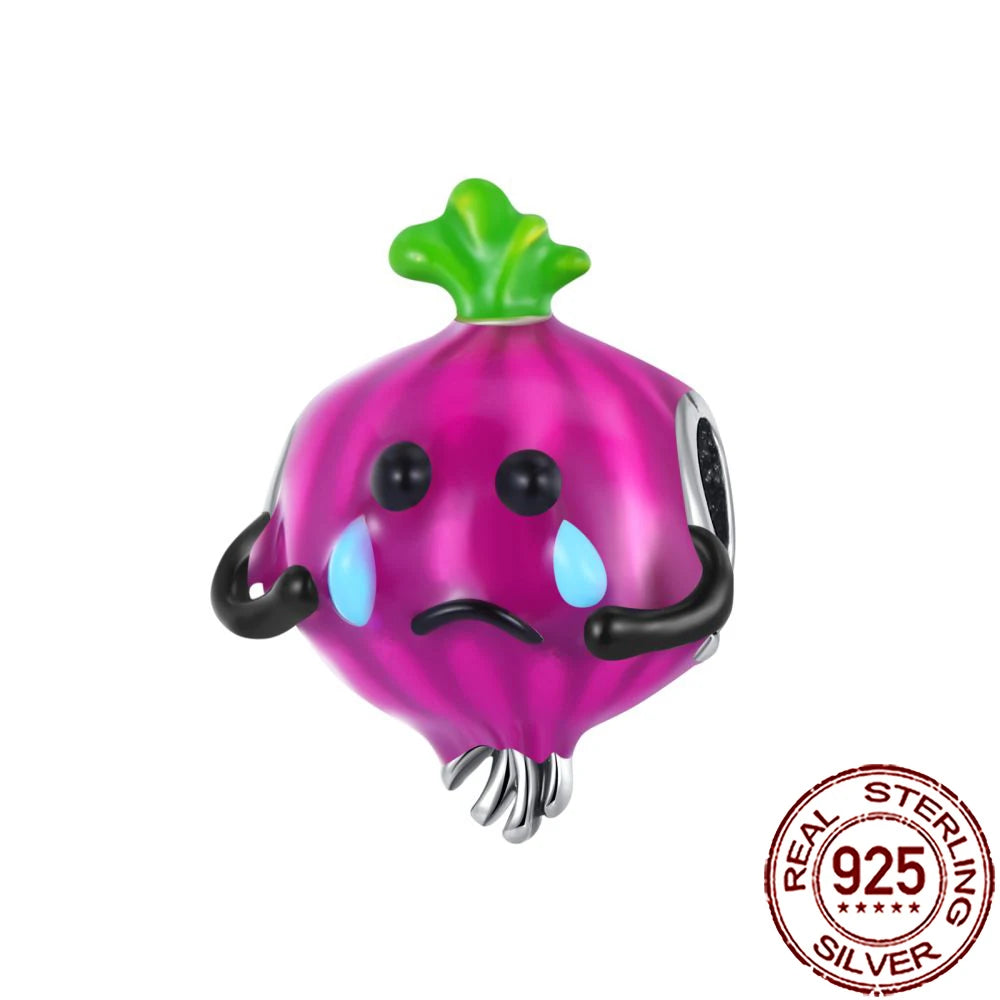 2025 New 925 Sterling Silver Coffee, Cake, Fruit & Burger Charms | Fit Pandora Bracelet & Necklace DIY Jewelry