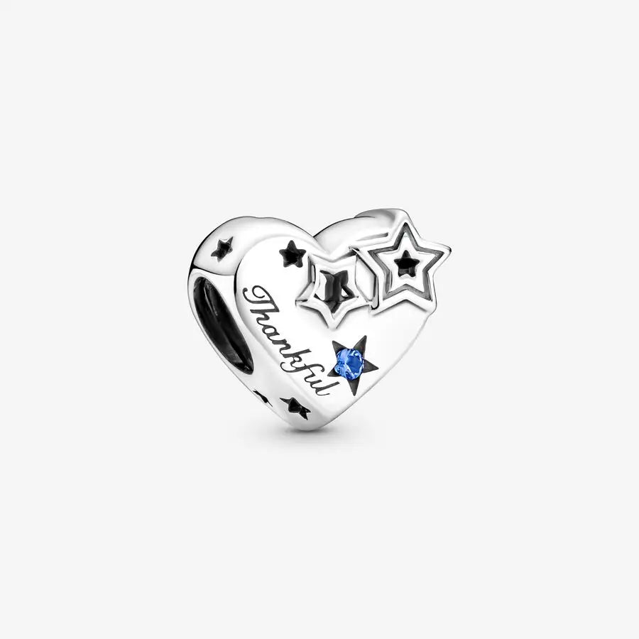 925 Sterling Silver Romantic Heart, Butterfly & Family Tree Charm – Pendant Bead Fit Pandora Bracelet DIY Jewelry for Women