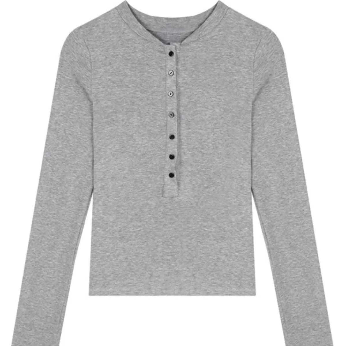 American Style White Long Sleeve V-Neck T-Shirt – Women’s Slim Fit Enhancing Base Top | Trendy Commute Polyester Shirt