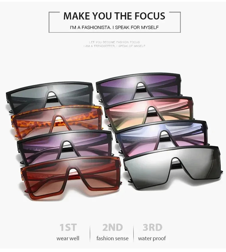 Square Frame Sunglasses for Men & Women – Fashion Trend Vintage UV Protection Sun Glasses 2025