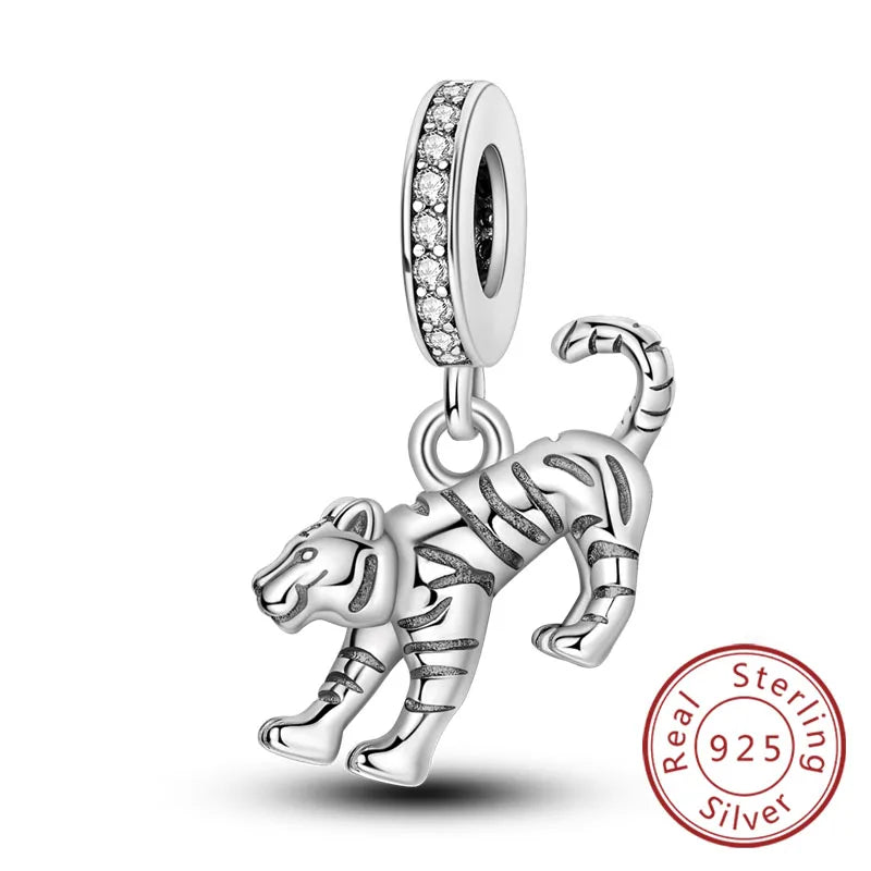 Cute Animal Puppy & Cat Charms | Fit Original 925 Sterling Silver Bracelet – DIY Women’s Fine Jewelry Beads