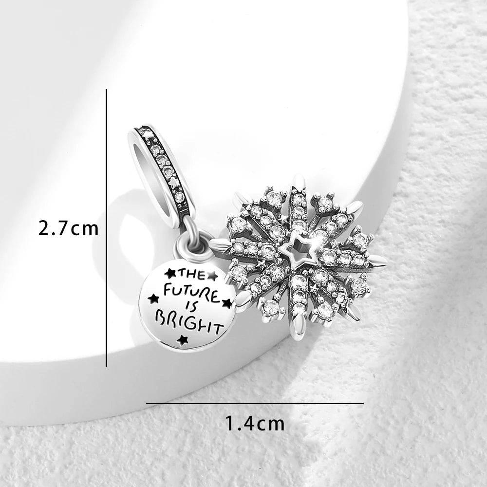 New 925 Sterling Silver Christmas Tree Snowflake Deer Sweater Charm | Fit Original Bracelet DIY Women Jewelry Gift
