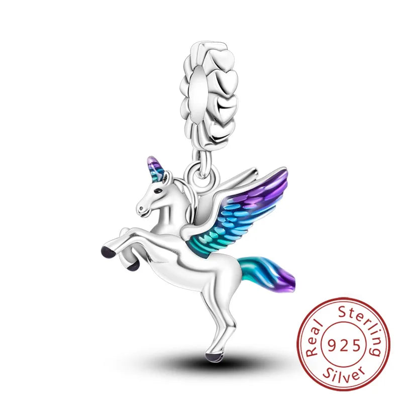 Cute Animal Puppy & Cat Charms | Fit Original 925 Sterling Silver Bracelet – DIY Women’s Fine Jewelry Beads