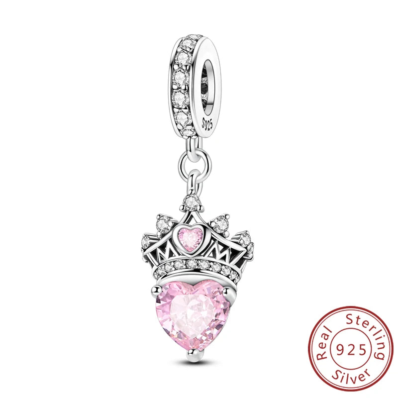 925 Sterling Silver Ballet Shoes & Perfume Bottle Charms | Bow Beads Fit Original Bracelet Pendant DIY Fine Jewelry for Women