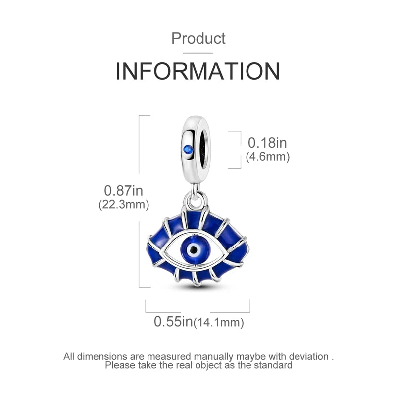 Blue Series 925 Sterling Silver Charms | Butterfly, Earth & Ocean Beads Pendants Fit Original Bracelet DIY Jewelry