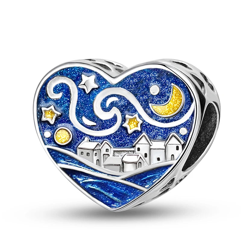 925 Sterling Silver Turtle Dolphin Series Charms | Ocean Beads Fit DIY Bracelet Necklace Women Jewelry Gift