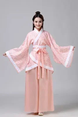 Vintage Women’s Top & Skirt 2-Piece Set – Princess Hanfu Costume Cosplay Elegant Traditional Chinese Clothing 👘✨