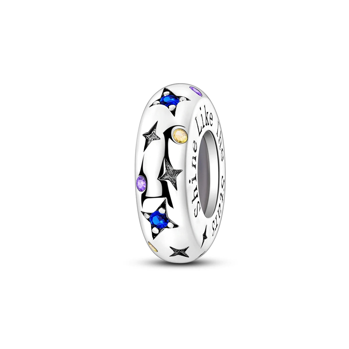 Original 925 Sterling Silver Stopper Bead Clip Charm | Fits Bangle Bracelet DIY Jewelry