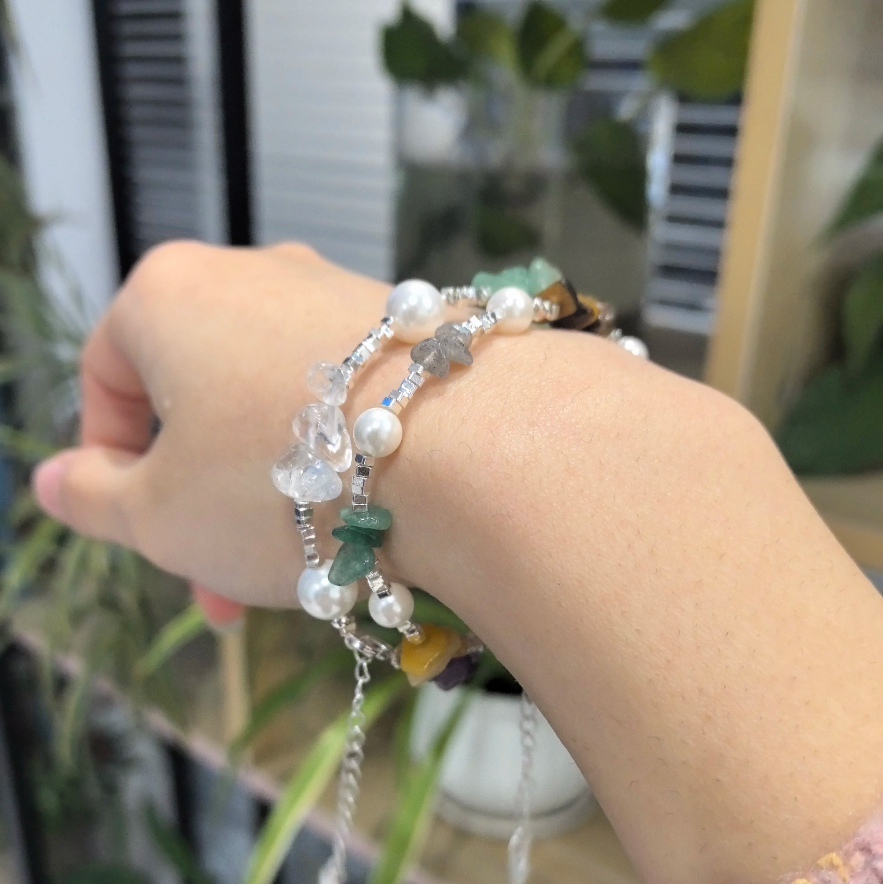 925 Sterling Silver Green Leaf Bracelet | Elegant Nature-Inspired Bangle for Women Girls Fashion Jewelry Gift