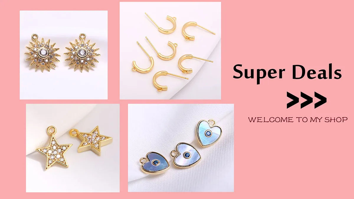 18K Gold Plated Flower Spacer Beads – Brass Bead Separators for Jewelry Making & DIY Crafts