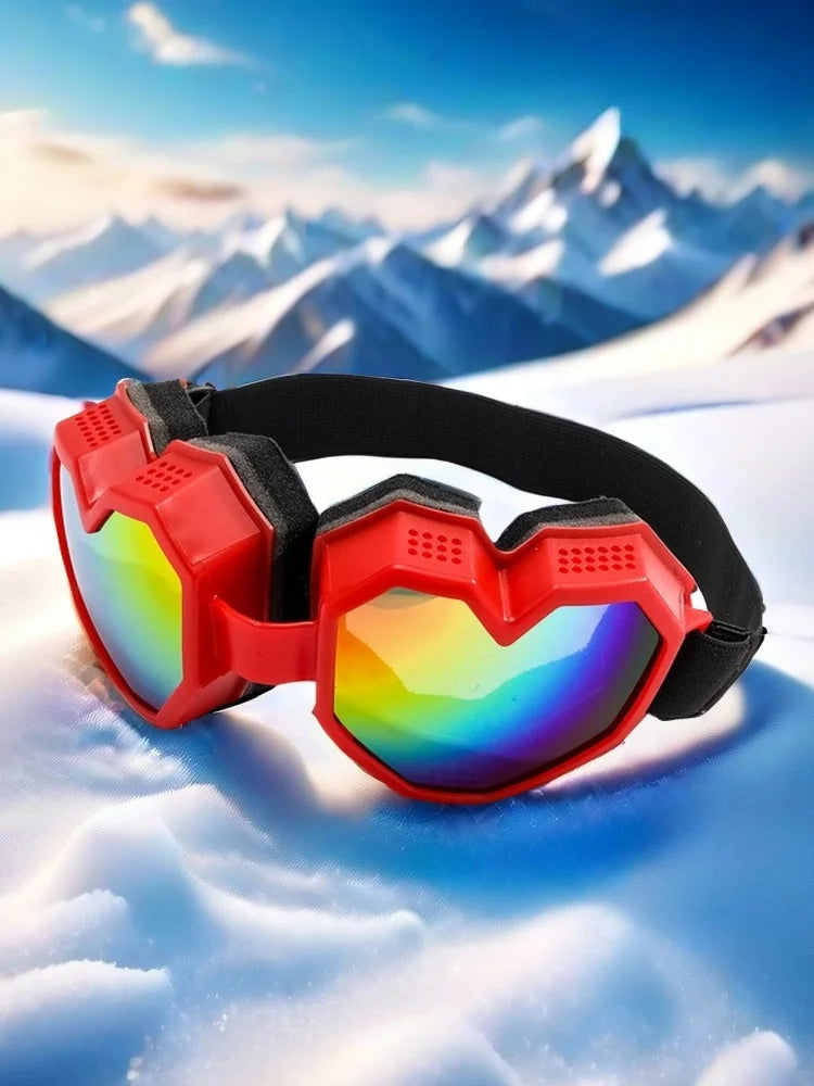PC Love-Shaped Sunglasses – Windproof & UV-Proof Ski Goggles | Trendy Heart-Shaped Glasses