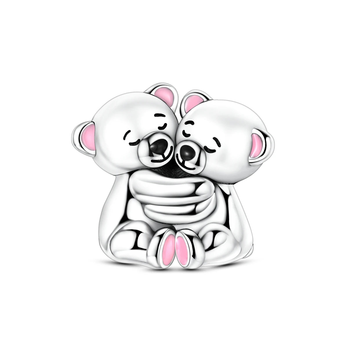 Hot Sale 925 Sterling Silver Moments Keychain Charm | Fit Original Bracelet Beads Women’s Elegant Jewelry Gift