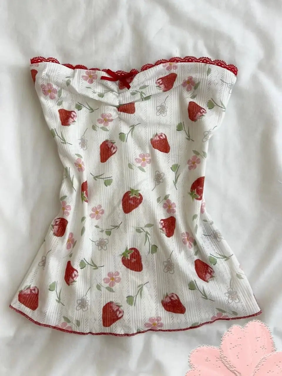 2025 Summer Women’s Floral Halter Lace Blouse – Vintage Sexy Slim Fit Korean Fashion Top