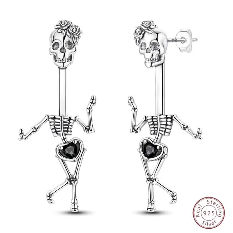 New Original 925 Sterling Silver Sweetheart Bow & Crab Ocean Earrings | Donut Zircon Round Design Women’s Fine Jewelry