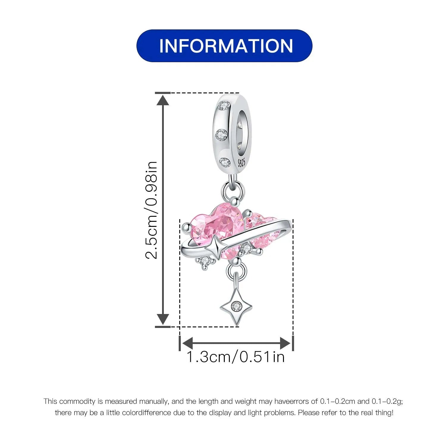 925 Sterling Silver Mother Daughter Love Embrace Pendant Charm | Heart Shaped Bracelet Bead DIY Fine Jewelry Gift