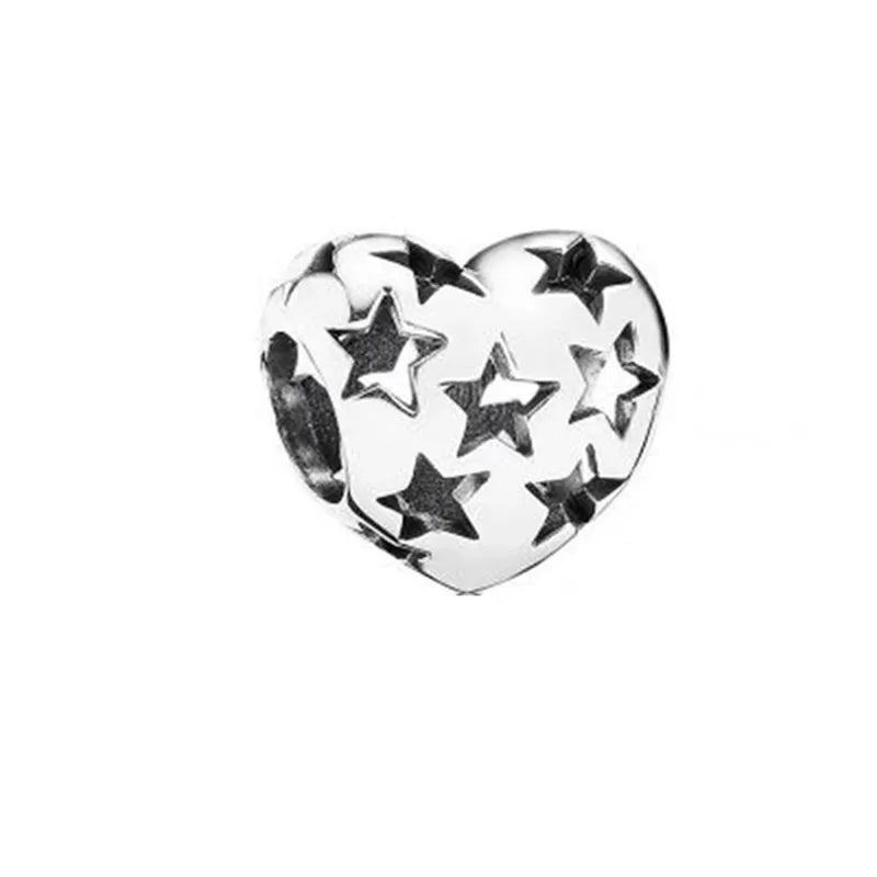 Hot Sale Galaxy Series Beads | DIY Stars, Moon & Safety Chain Silver-Plated Charm for European Bracelets