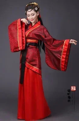 Vintage Women’s Top & Skirt 2-Piece Set – Princess Hanfu Costume Cosplay Elegant Traditional Chinese Clothing 👘✨