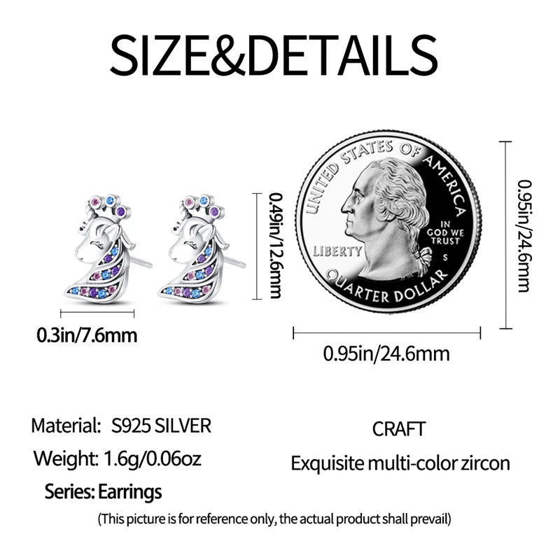Luxury 925 Sterling Silver Ocean Mermaid Earrings | Pave CZ Fine Jewelry for Women