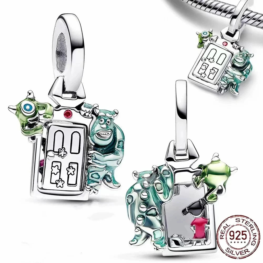 Miniso Disney 925 Sterling Silver Christmas Eve Series Charms | Poker Jack Skull Beads Fit Original Bracelet Women Jewelry Gift