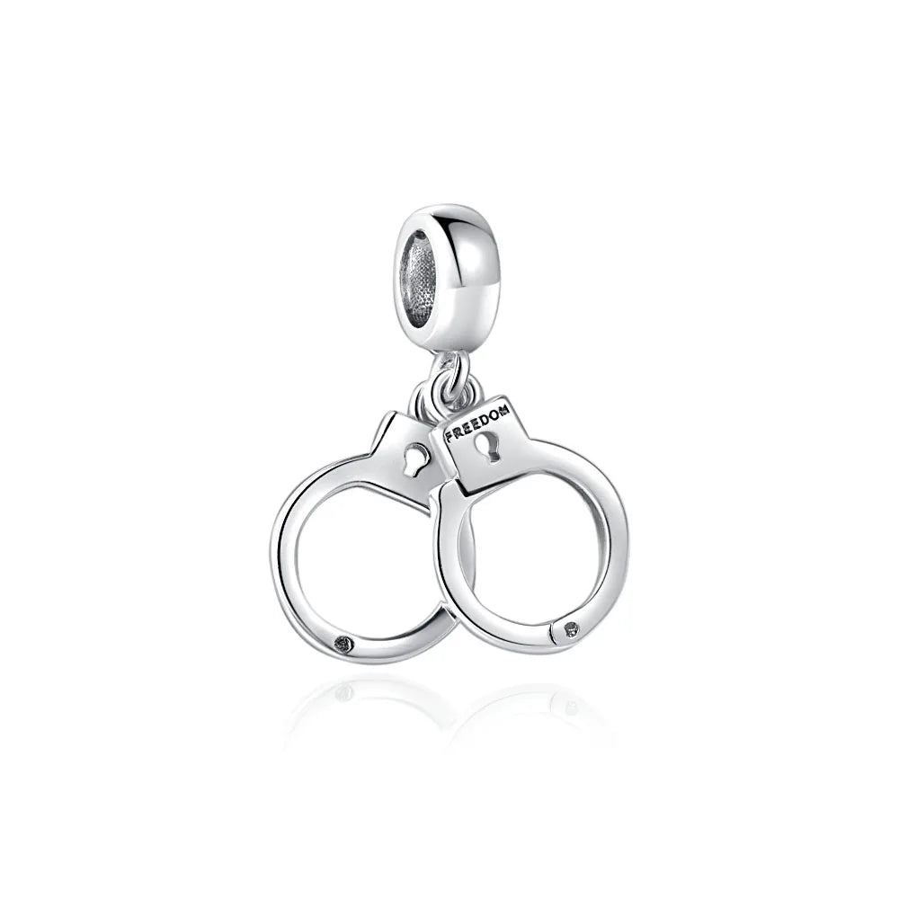 925 Sterling Silver Airplane, Leaf & Angel Charms | Painted Bead Pendants Fit Original European Bracelet DIY Jewelry