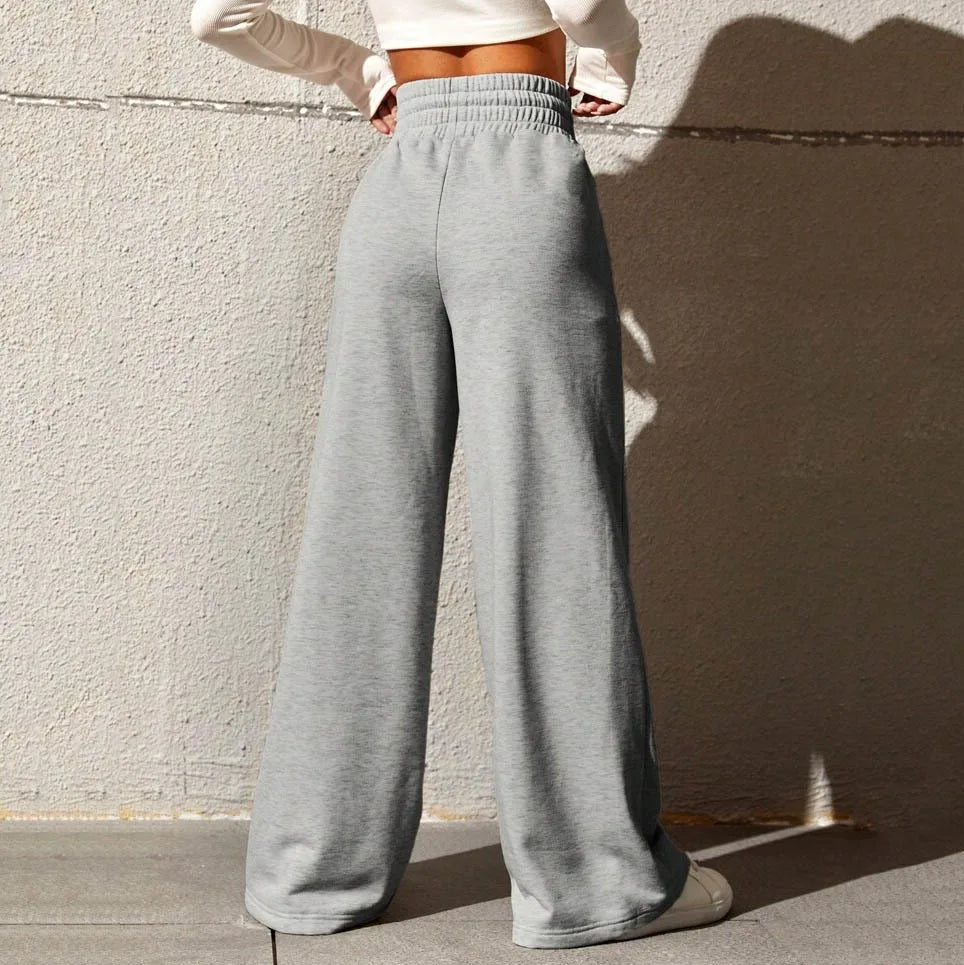 Women’s Autumn 2023 Sports Pants | Straight Tube Loose Fit Wide Leg Dance & Outdoor Casual Trousers