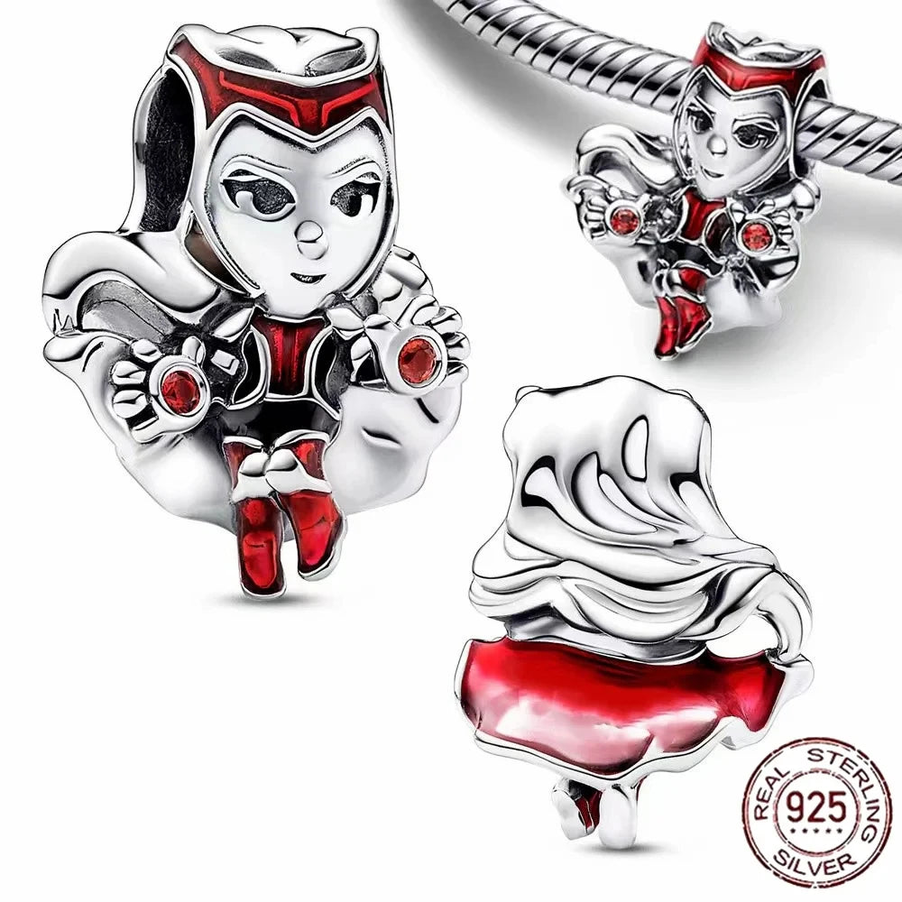 100% 925 Sterling Silver Disney Star Wars Charm Beads – DIY Bracelet Jewelry for Women