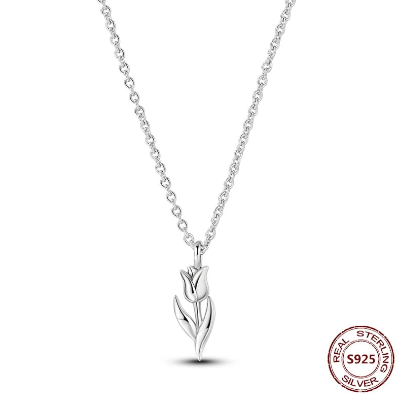 Heart to Heart Necklace 925 Sterling Silver Love Pendant Chain for Women – Wedding & Engagement Fine Jewelry