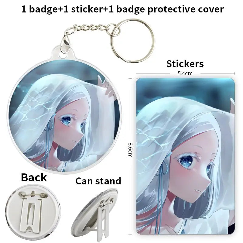 Re:Zero Anime Character Soft Button Badge – Fashion Tinplate Brooch Pin Trinket for Bags & Clothes