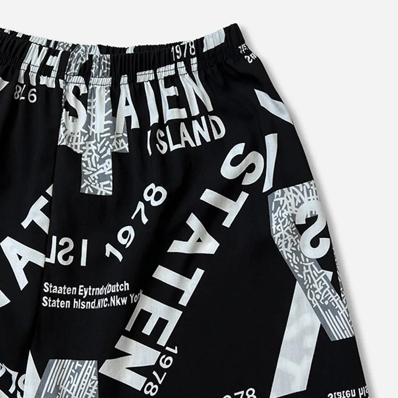 Women’s Summer Loose Wide-Leg Casual Pants | Trendy Lantern Sleep Pants | Versatile 4-Letter Style Trousers