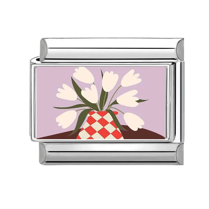 2025 Original Y2K Colorful Cute Cartoon Cats Dogs Italian Charm Links Fit 9mm Stainless Steel Bracelet Men Women DIY Making Gift