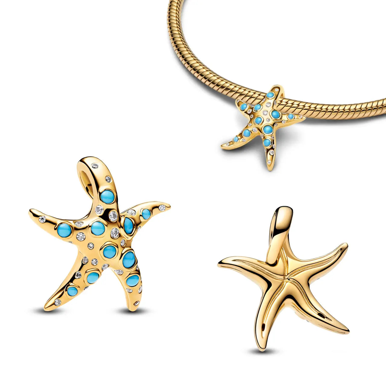 2025 Ocean Blue Series 925 Sterling Silver Sailing Boat Dolphin Seahorse Charms | Ocean-Themed Bracelet Beads for Women Jewelry