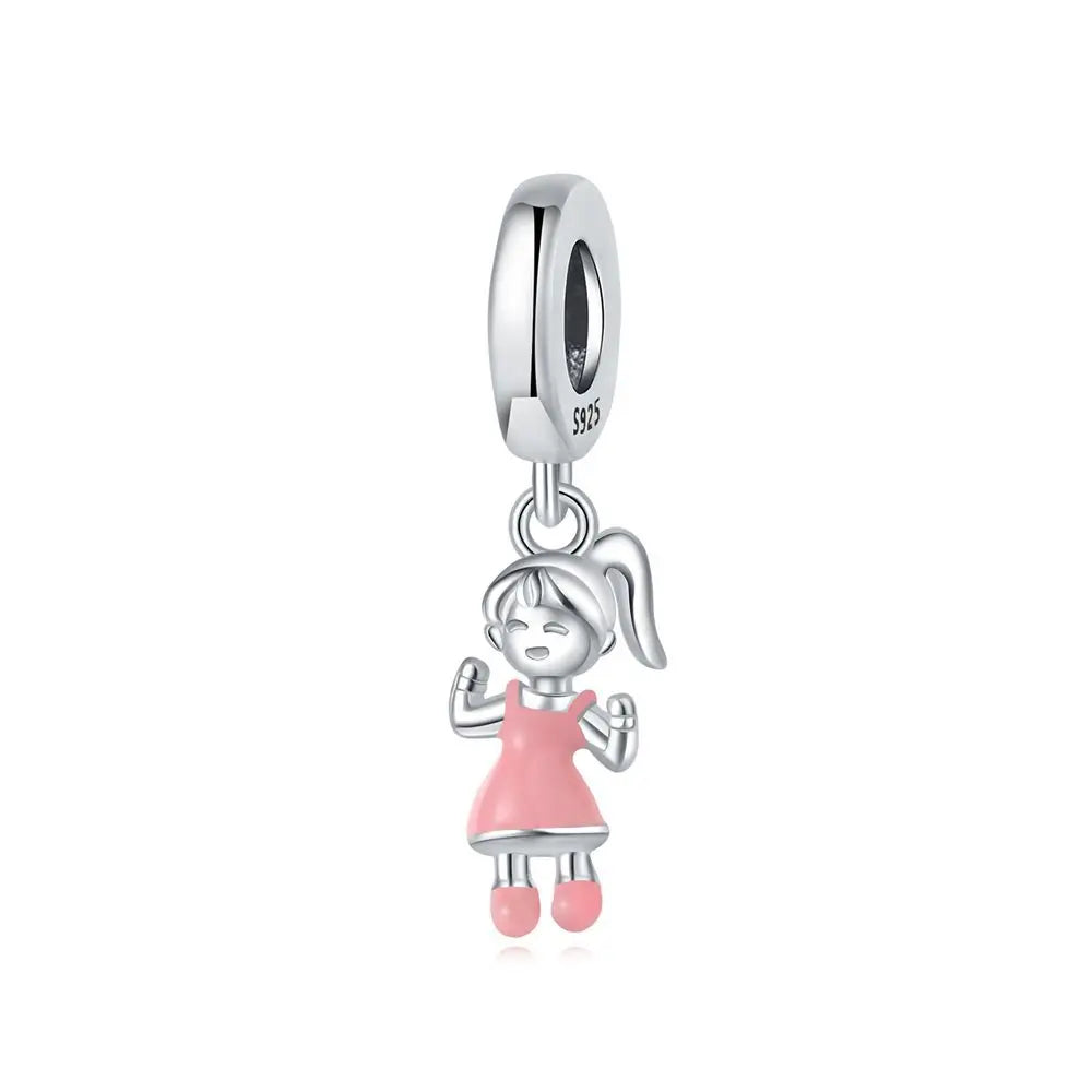 Orstarry 925 Sterling Silver Cartoon Nurse Charm Bead | Cute DIY Bracelet Jewelry Gift for Women