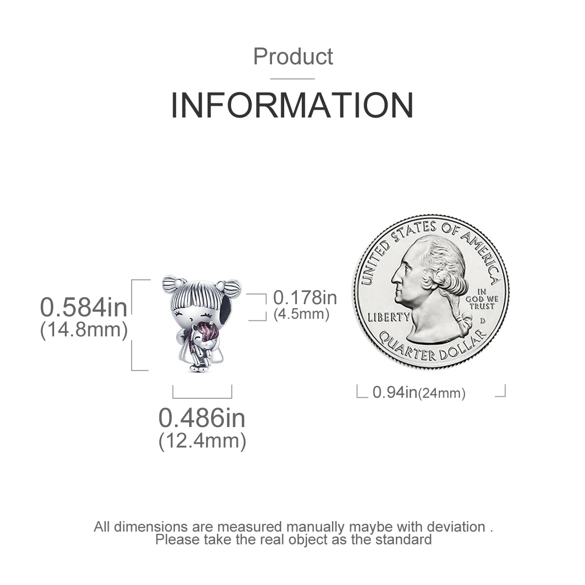 S925 Silver Heart Love Mom Infinity Charm | Dangle Bead Fit Bracelet Jewelry Mother’s Day Gift