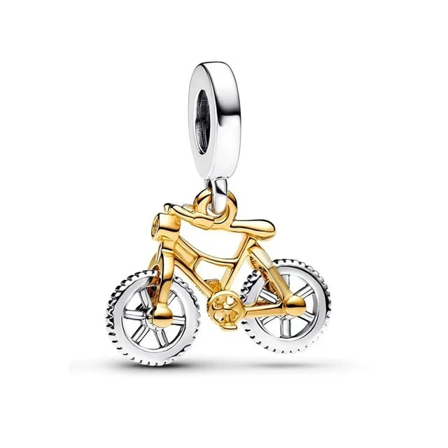 New 925 Sterling Silver Backpack Car Bike Frog Monkey Charms | Fun Beaded Accessories Fit Original Bracelet DIY Women’s Jewelry