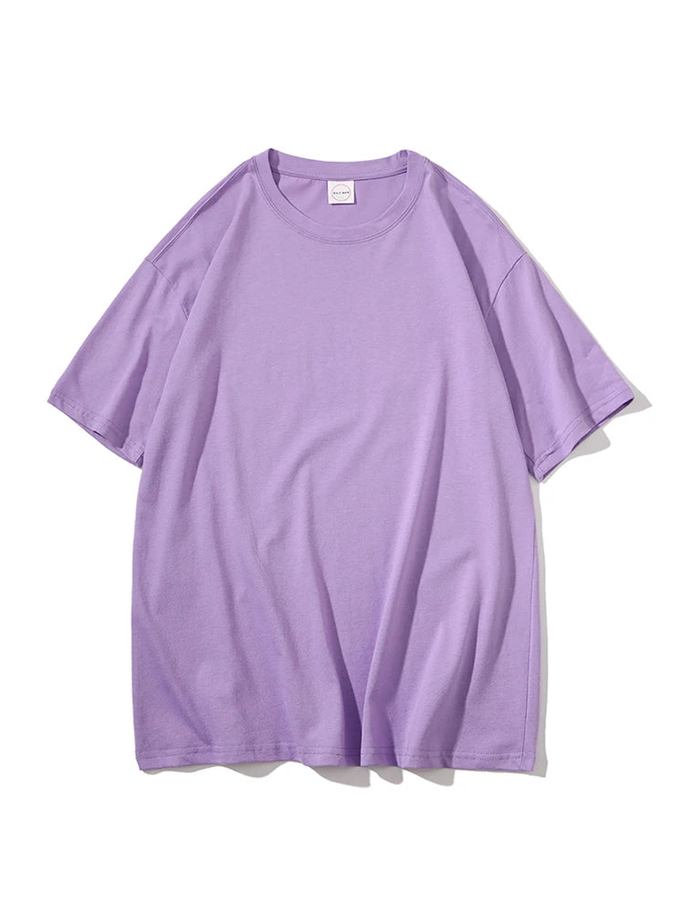 LEGIBLE 2025 Summer Women Short Sleeve T-Shirt – Loose Solid O-Neck Casual Tee 🌞👚