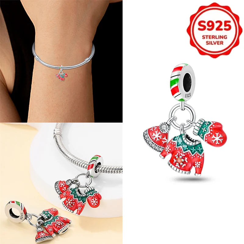 New Disney 925 Sterling Silver Cheshire Cat & Dumbo Charms – Original Bracelet Beads DIY Pendant Halloween Jewelry Gift