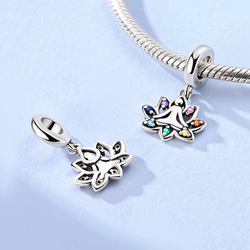 New 925 Sterling Silver Animal & Symbol Charms Beads – Capybara, Firefly, Puppy, Cat, Horseshoe Pendants Fit Bracelets & Bangles