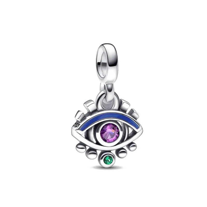 New 925 Sterling Silver ME Series Gold Toothed Elephant Charm | Fit European Original ME Bracelet Accessories Jewelry