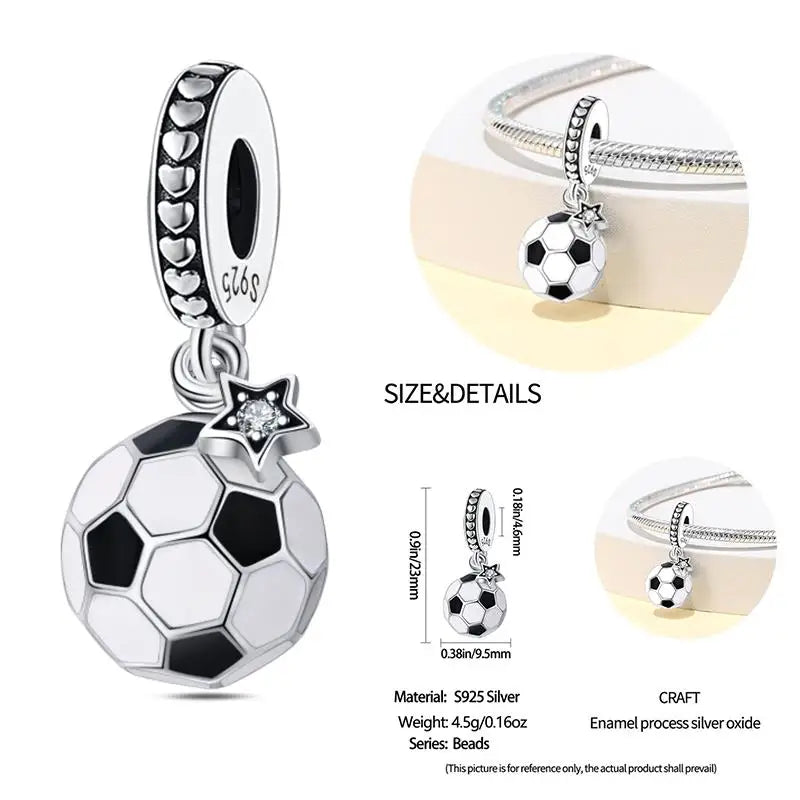 925 Sterling Silver Flying Bird & Butterfly Safety Chain Charm Beads for Original 3mm Bracelet – DIY Jewelry Gift