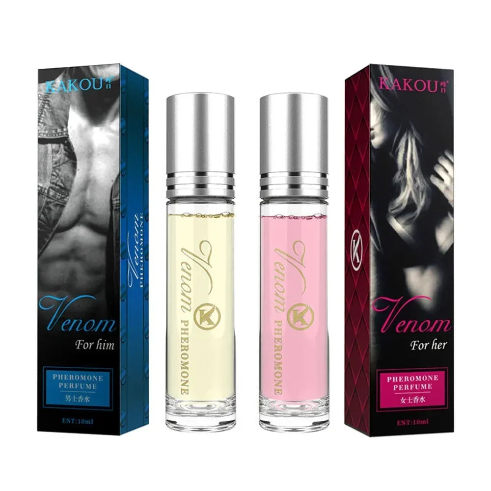 10ml Pheromone Perfume for Men & Women – Roll-On Essential Oil Fragrance, Long-Lasting Scent, Opposite Sex Attraction