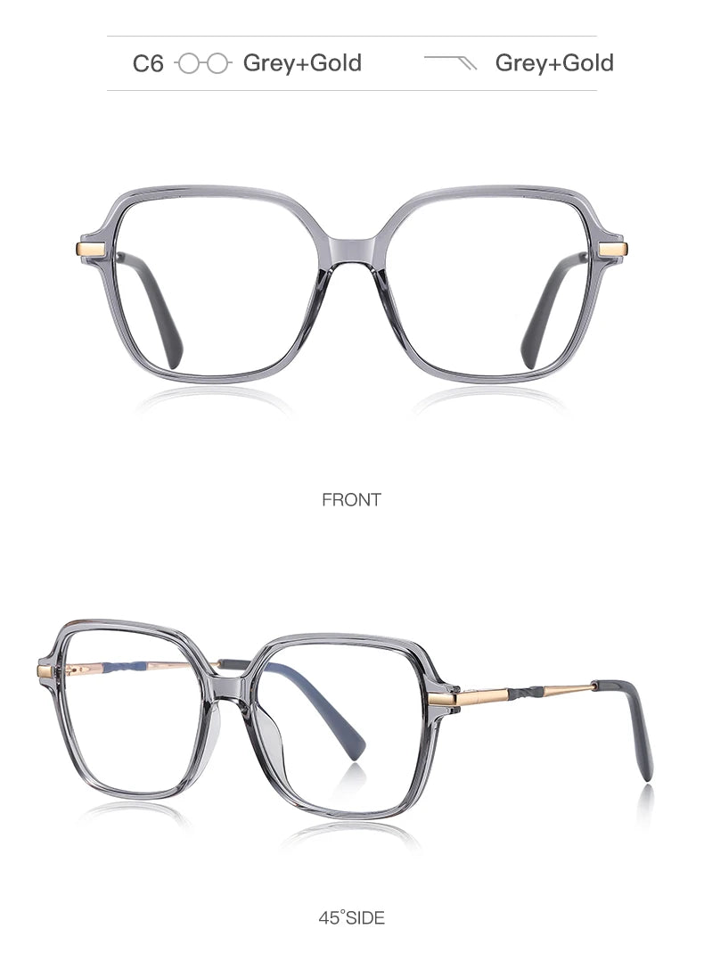 VICKY Square Frame Glasses 👓 Women’s Anti-Blue Light Prescription PFD2211